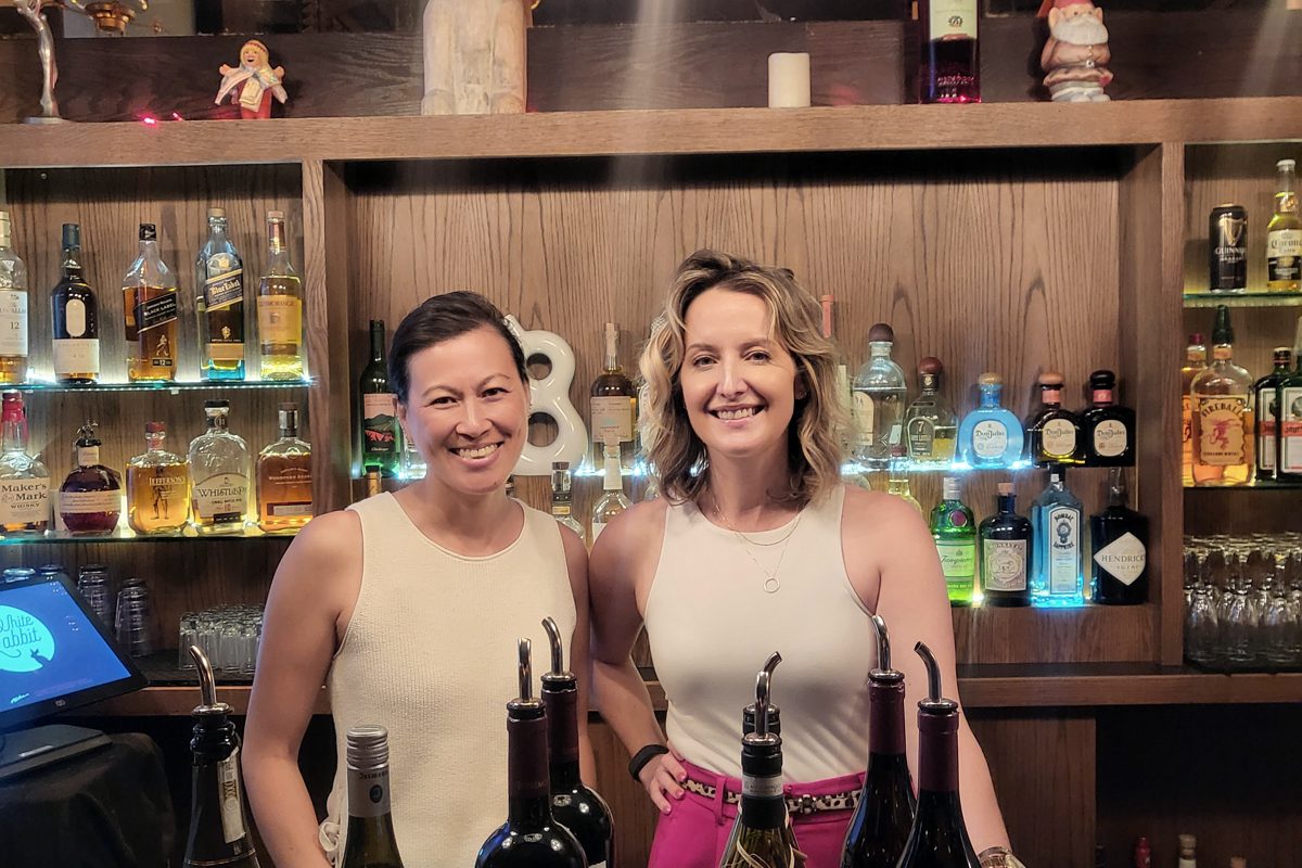 Account visit behind a San Francisco back bar